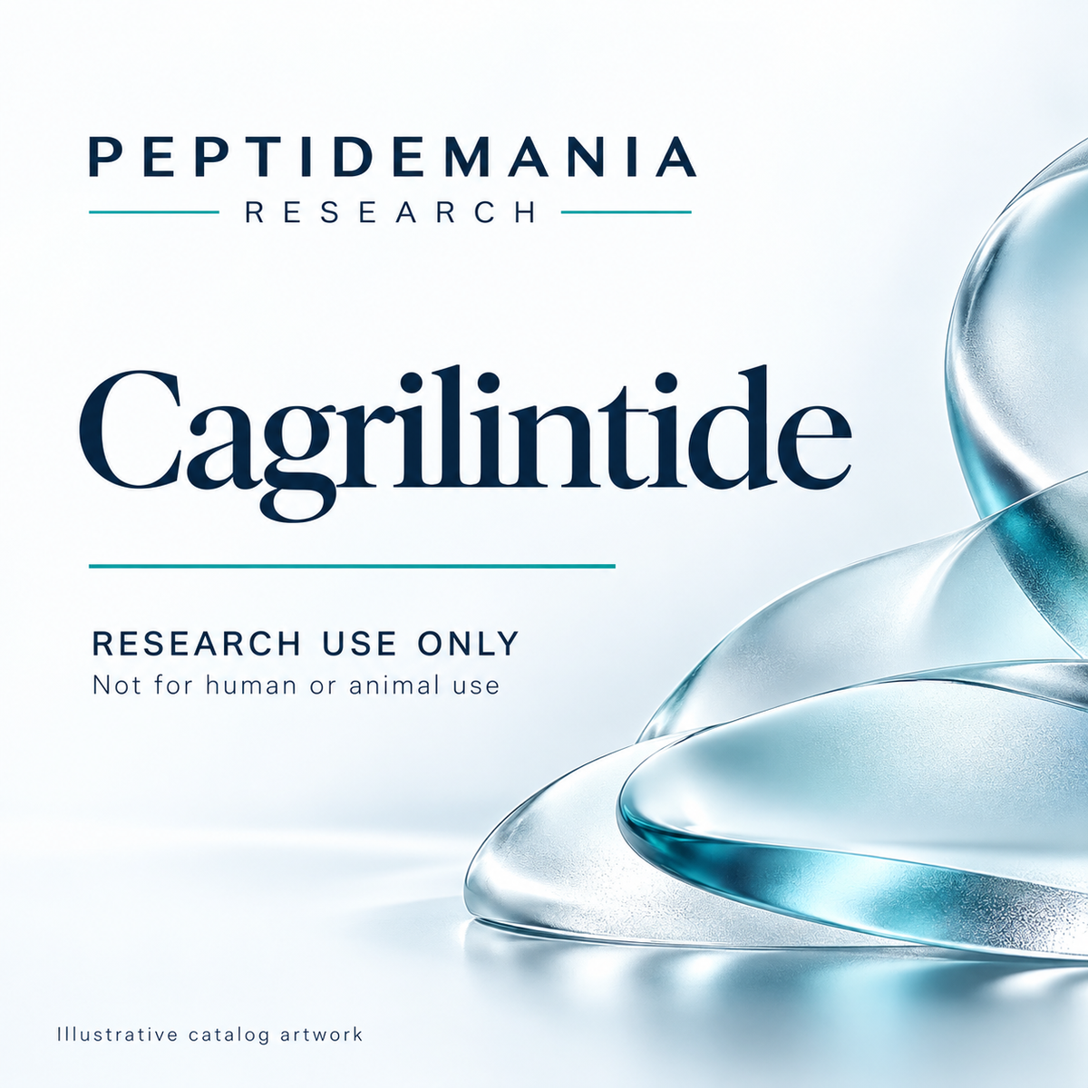 Cagrilintide illustrative catalog artwork. Research use only; not for human or animal use.
