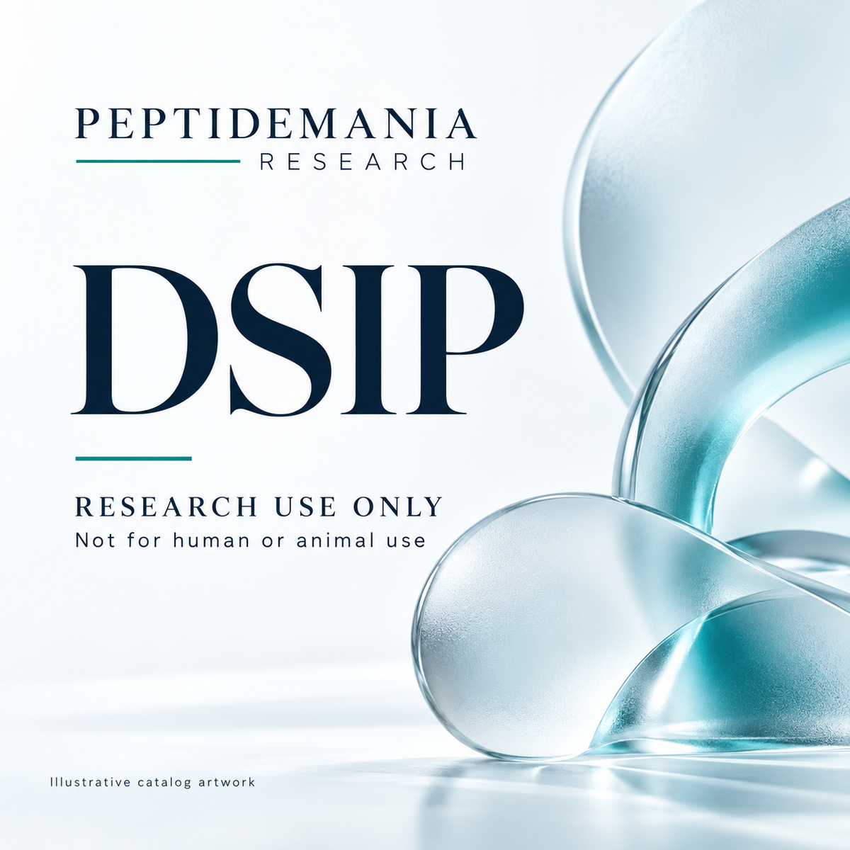 DSIP illustrative catalog artwork. Research use only; not for human or animal use.