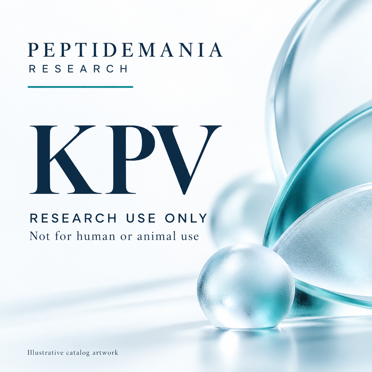 KPV illustrative catalog artwork. Research use only; not for human or animal use.