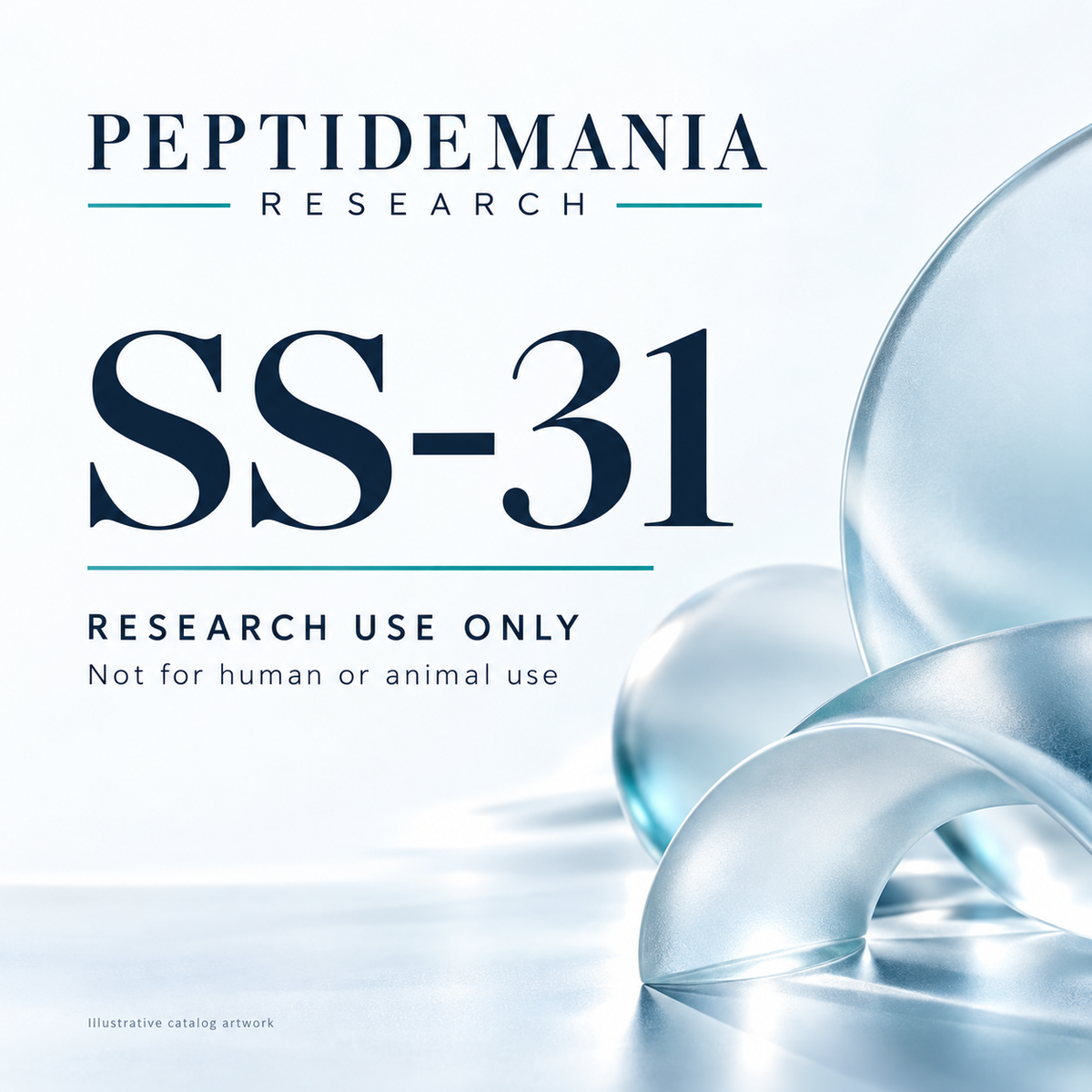 SS-31 illustrative catalog artwork. Research use only; not for human or animal use.